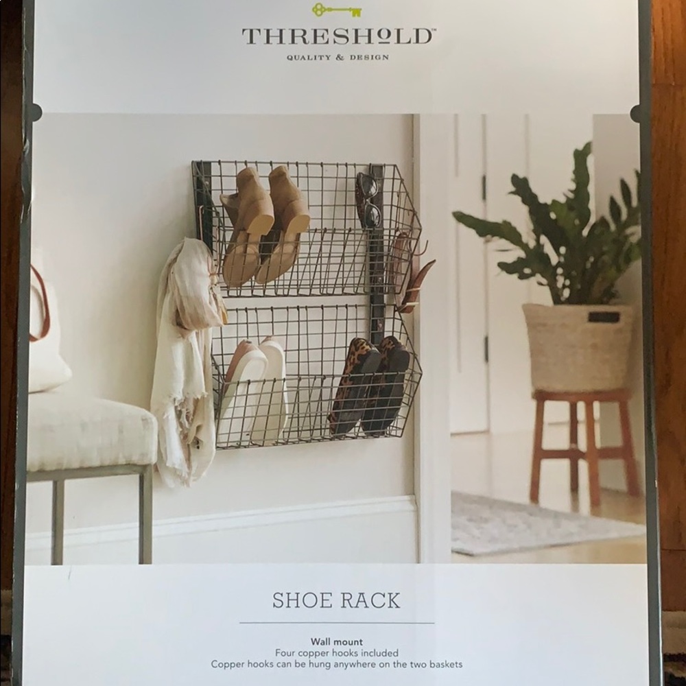 Threshold Wall Mount Shoe Rack